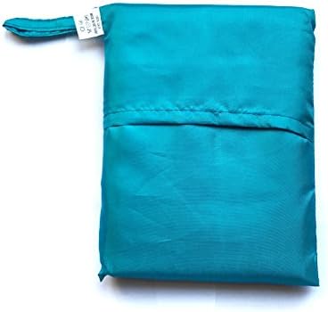 Silk Sleeping Bag Liner from Little Cloud (Teal)