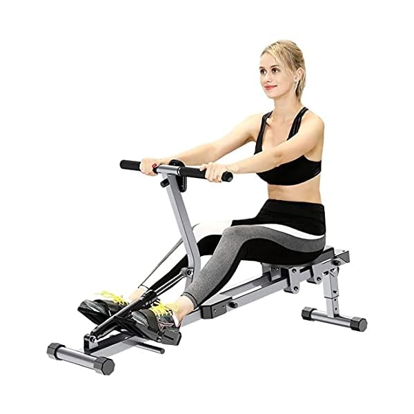 Rowing-Machine-Fitness-Cardio-Workout-with-Adjustable-Resistance-Double-Aluminum-Sliding-Rail-LCD-Monitor-Super-Silent-Fit-for-Home-Gym-Strength-Training Rowing Machine, Fitness Cardio Workout with Adjustable Resistance, Double Aluminum Sliding Rail, LCD Monitor, Super…