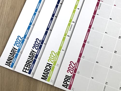 SplightPrints Magnetic Fridge Calendar Pad From January 2022 To splightprints-magnetic-fridge-calendar-pad-from-january-2022-to