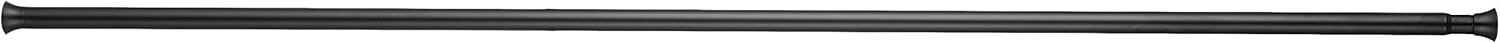 Basics 1009904-127-A60 Tension Curtain Rod, 54-90", Nickel: Home & Kitchen