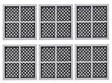 6 Pack Replacement, Refrigerator Air Filter to LG LT120F, ADQ73214404, Kenmore 469918