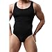 FEESHOW Men's Soft Smooth Work Out Swimsuit Gym Fitness Bodysuit