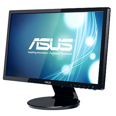 ASUS VE198T 19 1440 x 900 10000000:1(ASCR) 5ms widescreen TFT active matrix LCD Monitor w/ Stereo speakers