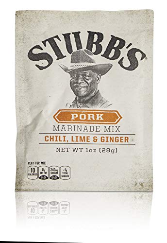 StubbS Beef- Chicken- Pork- & Texas Steakhouse Marinade Mix Variety Pack- Gluten-Free- 1Oz (Pack Of 12)