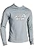 Wecos Halloween Costume Adult Cosplay Long Sleeve T-Shirt Large Grey