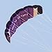 Besra Huge 74inch Dual Line Parachute Stunt Kite with Flying Tools 1.9m Power Parafoil Kitesurfing Training Kites Outdoor Fun Sports for Beach (74inch Purple)
