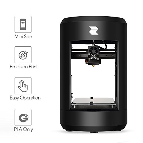 Mini 3D Printer - 3.9"x5.3"x4.7" Build Volume Desktop 3D Printer with Fully Metal Body, USB & Flash Drive Connectivity, Includes SD Card, Sample Filaments with Tools, Only Works with PLA 1.75mm - Thumbnail 7