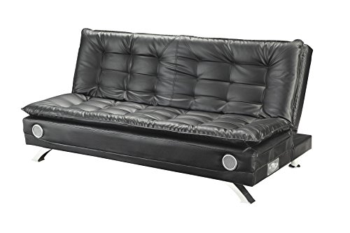1PerfectChoice Erickson Collection Contemporary Black Sofa Bed