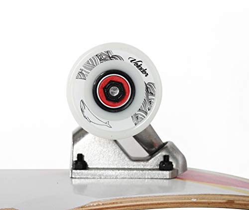 VOLADOR 42inch Freeride Longboard Complete Cruiser (Drop Through Deck - Camber concave) (Icecream) - Thumbnail 6