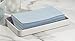 mDesign Steel Guest Towel Holder Tray for Bathroom - White