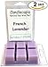 Candlecopia French Lavender Strongly Scented Hand Poured Vegan Wax Melts, 12 Scented Wax Cubes, 6.4 Ounces in 2 x 6-Packs