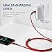 JSAUX USB C to USB C Cable, 3-Pack [6.6ft+3.3ft+1ft ] Type C Fast Charging Cord Compatible with Samsung Galaxy S22 S21 S21+ S21 Ultra S20 Plus S20+ Note 20 10, Google Pixel 6 5 4 3 2 XL-Red