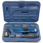 GT Tools Glass Technology &ndash; RazorScraper Kit - Includes A 5 Pack Of 4 Different Types Of Blades - Starter Kit