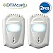 (2 Pack) Anion (Negative Charged Ion) Air Purifier, Refresher, Cleaner with LED night light. SGS test report of Ion detected. Plug-in purifier recharges your mind/body. Eliminating odors,dust,pollen.