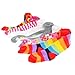 Angelina 6-Pack Girls Winter Tights [Heel and Toe] Assorted Patterns #0031_S