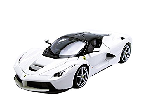 Bburago Ferrari LaFerrari F70 1/18 Scale Diecast Model Car, White