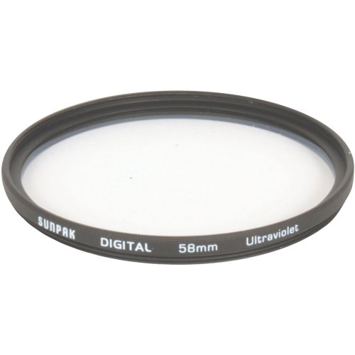 Sunpak 58mm UV Camera Filter (CF-7034)