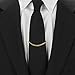 2 Pc Premium Tie Chain Set, Silver and Gold Tone Gift Boxed