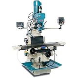 Baileigh VM-1258-3 Vertical Milling Machine, 3-Phase 220V, 5hp Motor, 80-3800 rpm Spindle Speed