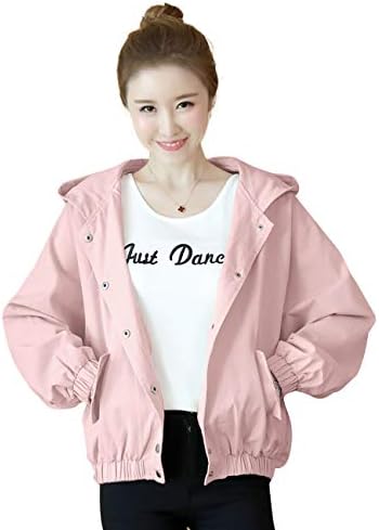 Gifort Women’s Blouson, Hoodie, Casual, Slider Jacket, Jumper Outerwear, Coat, Windbreaker, Top, Hooded, Spring, Autumn, Winter