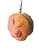 Wonderful-Buying 3.12 Inch Soft Squishy Cute Cream Puff Cellphone Charm Phone Strap Stress Reliever Toy
