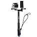ProsPole Extendable Pole an Aluminium Telescopic Monopod Extension & Adjustable Selfie Stick for Gopro Hero 4 Session Black Silver Hero 2 3 3+ 4 and Other Action Cameras (Blue 37
