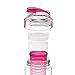 Basily Elite Infuser Water Bottle - 28 ounce - Made with Commercial Grade Tritan - PLUS Recipe Ebook INCLUDED (Red), Red