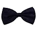 WDSKY Men's Bow Tie and Suspenders Set for Wedding Party Adjustable Black