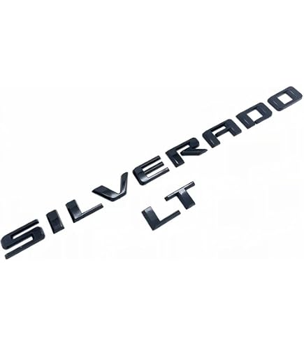 Chevrolet Silverado RST Z71 Emblem Badge Kit - Gloss Black - 2019-2023 - OEM 4-Piece Set