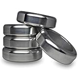 DODOFUN Upgrade Version Bisquette Savers for Bradley Smoker Wood Spacer Aluminum Pucks BBQ (Pack of 5)