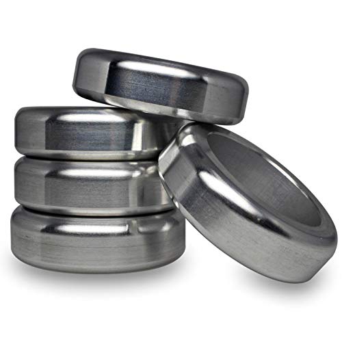 DODOFUN Upgrade Version Bisquette Savers for Bradley Smoker Wood Spacer Aluminum Pucks BBQ (Pack of 5)