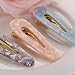 Acrylic Resin Hair Clips for Women Girls, Funtopia 10 Pcs 2.8 Inches Fashion Hair Barrettes Geometric Alligator Hair Clips for Party Daily Hairstyling