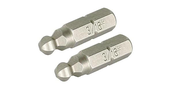 wiha 71712 ball end hex inch insert bit 2 pack 7 64 x 25mm amazon com amazon com