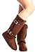Amy Shoes SUEDE MATERIAL SIDE BUCKLE DESIGN CASUAL KNEE HIGH BOOTS