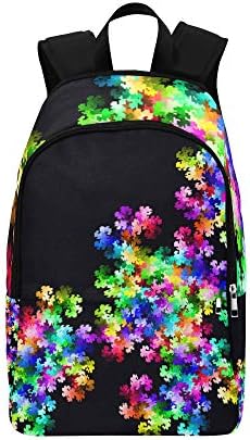 XINGCHENSS Pix Pixel Color Colour Design Art Casual Daypack Travel Bag College School Backpack for Mens and Women