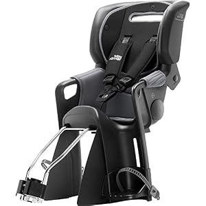 Britax Römer Child Bike Seat | 9 months – 5 years I 9 – 22 kg I JOCKEY 3 COMFORT I Black/Grey