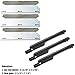 Direct store Parts Kit DG225 Stainless Steel Heat Plate Shield and Cast Iron Burner Replacement for Jenn Air 730-0163, 720-0163 Gas Grill, Repair Kit Burner and Heat Plates - 3 Pack