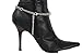 TFJ Women Western Fashion Jewelry Boot Chain Bracelet Silver Metal Ring Fringes Bling Shoe Charm