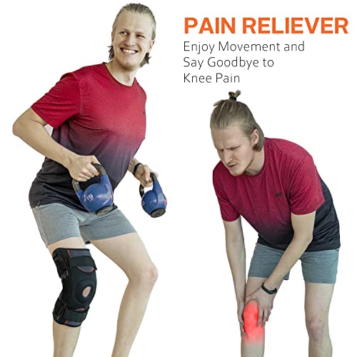 Omples Hinged Knee Brace for Knee Pain Knee Braces for Meniscus Tear