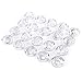 HOHIYA Table Place Card Holder Centerpieces Party Wedding (Clear,Pack of 20)