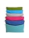 Peacegoods Unscented Organic Flax Seed Eye Pillow - Pack of (6) - Soft Cotton Flannel - Weighted Headache Relief Meditation Yoga Massage Bulk - Children ADHD Adults Stress Relax - Vibrant Colors