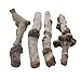 emours Driftwood for Aquarium Fish Tank Decoration Natural Wood with Tree Bark 4 Piece Set