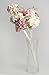 Plawanature Set of 6 White - Pink Hydrangea Mulberry Paper Flower with Reed Diffuser for Home Fragrance Aroma Oil.