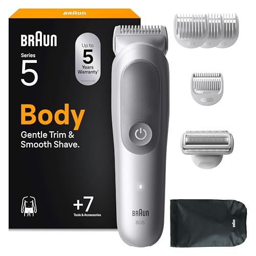 Recortadora Corporal Hombre Series 5, BG5555, Gris