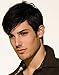 Diy-Wig Mens Black Wig Male Short Layered Cosplay Costume Party Natural Hair 12