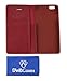 DWBCases iPhone 6 & 6s Wallet Case | Folio Flip Book Design with Strong Magnetic Closure & Leather Protective Cover | Lightweight Card & Money Holder | Includes Microfiber Cleaning Cloth | (Red)