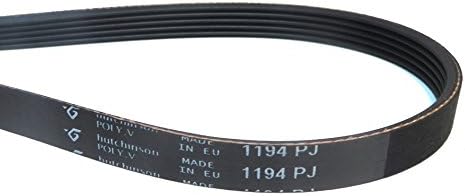 Hutchinson - Washing machine drive belt 1194 PJ, Schwarz - Image 3