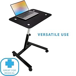 Seville Classics Solid-Top Height Adjustable Mobile