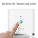 KOIOS True Hepa Filter Air Purifier, Desktop Air Purifier Home Air Cleaner Compact Design Super Quiet Rooms Offices, Removing Allergens, Dust & Pollen, Smoke Pet Dander, 100% Ozone Free