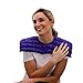 Nature Creation Reusable Microwave Heat Pad - Microwave Heating Pad for Neck, Shoulders & Upper Back, Cold Compress & Hot Pack, Heat Pack Warming Pad, Microwavable Heating Pads, Purple Marble 1 Pack
